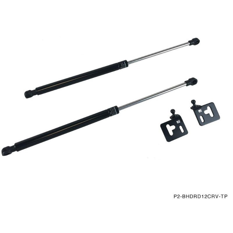 Phase 2 Motortrend (P2M) Black Series Engine Hood Bonnet Dampers Set - Honda CR-V RD1 RD2 (1997-2001)