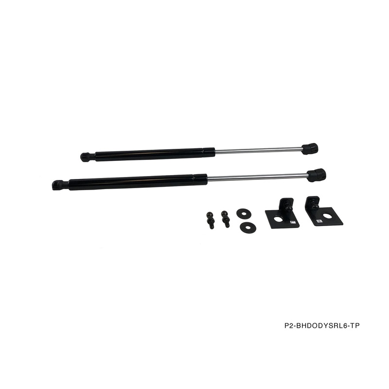 Phase 2 Motortrend (P2M) Black Series Engine Hood Bonnet Dampers Set - Honda Odyssey RL6 (2018-2021)