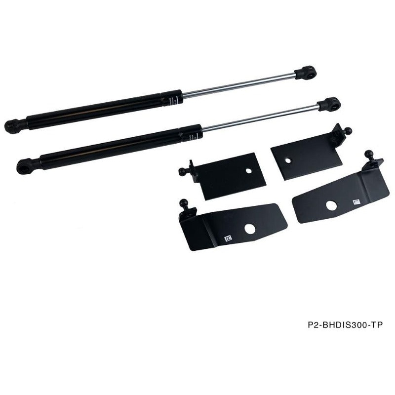 Phase 2 Motortrend (P2M) Black Series Engine Hood Bonnet Dampers Set - Lexus IS300 JCE10 (2001-2005)