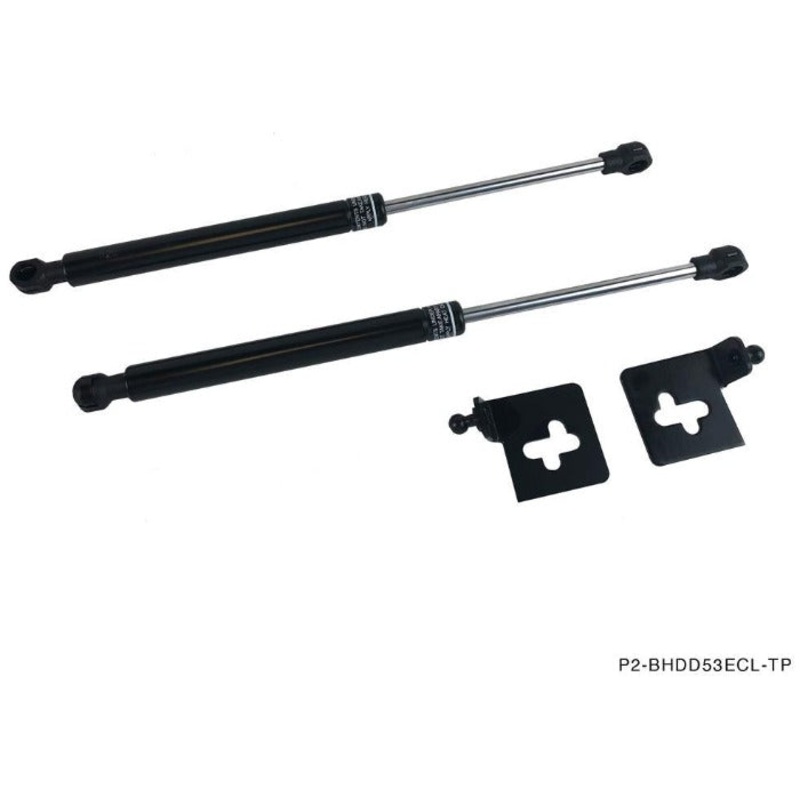 Phase 2 Motortrend (P2M) Black Series Engine Hood Bonnet Dampers Set - Mitsubishi Eclipse D53 (2000-2003)
