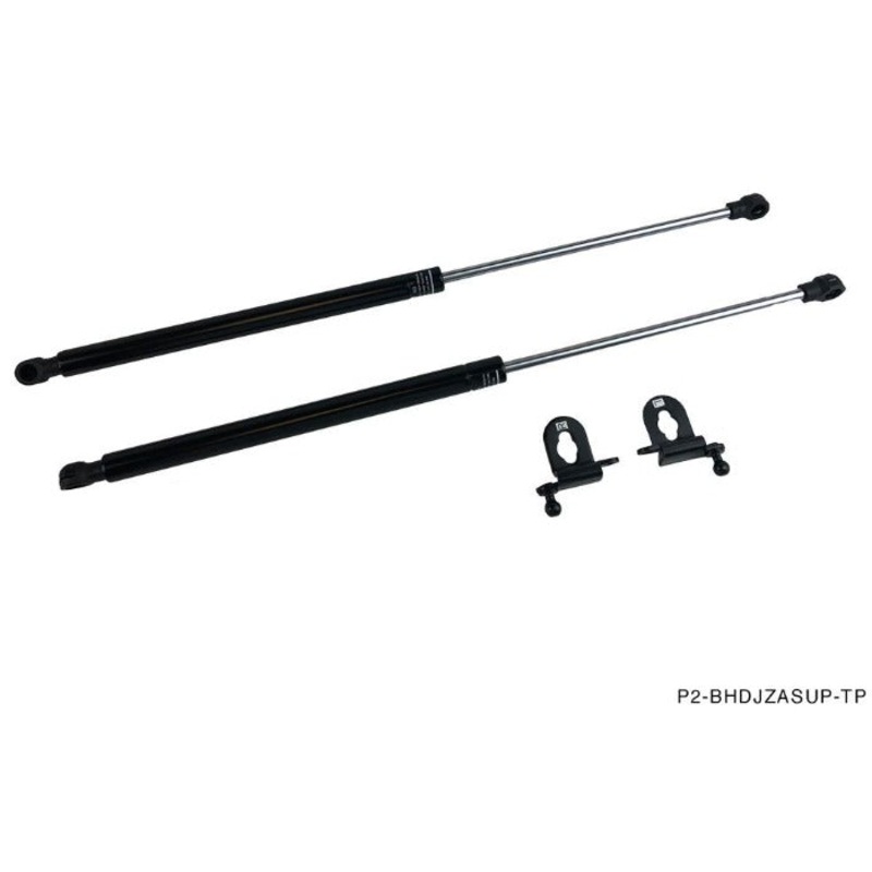 Phase 2 Motortrend (P2M) Black Series Engine Hood Bonnet Dampers Set - Toyota Supra MK4 JZA80 (1993-1998)