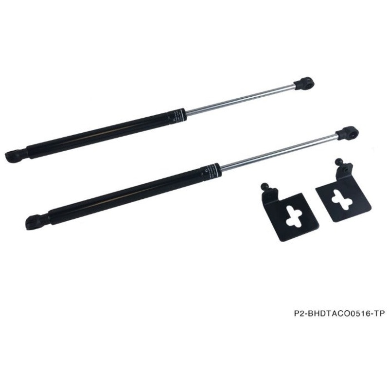 Phase 2 Motortrend (P2M) Black Series Engine Hood Bonnet Dampers Set - Toyota Tacoma (2006-2015)