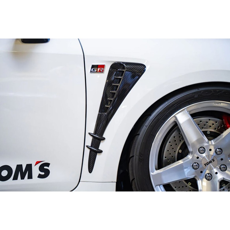 Tom's Racing Carbon Fiber Side Fender Ducts - Toyota GR Corolla (2023+)