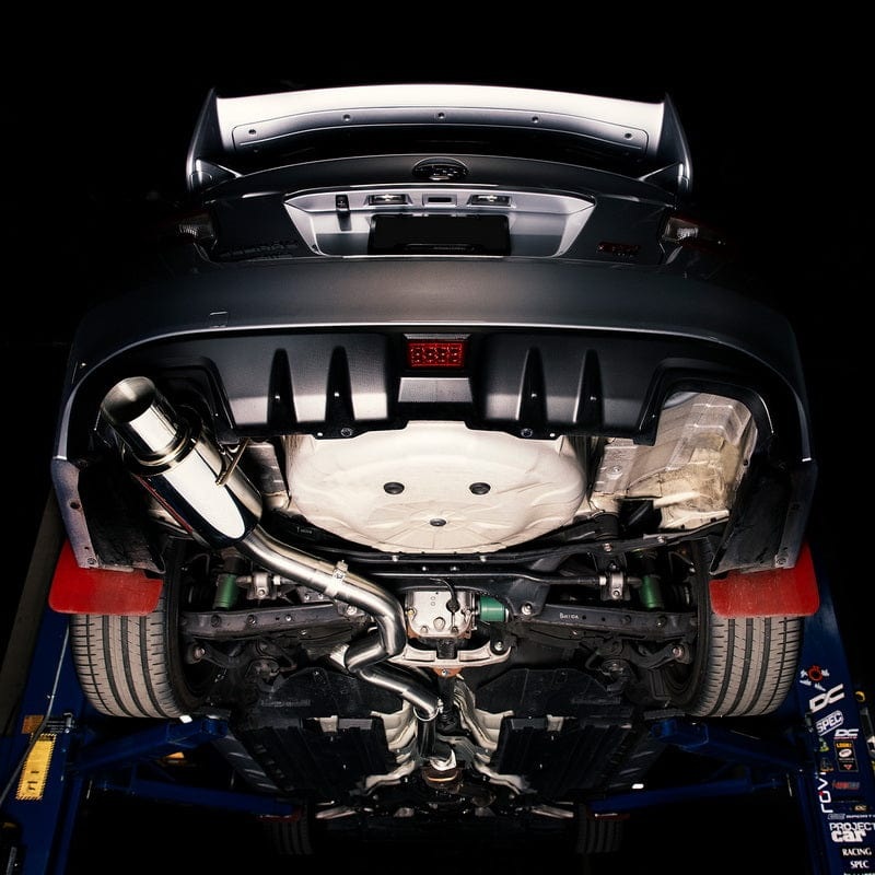 DC Sports Catback Single Exit Exhaust System - Burnt - Subaru WRX / STI (2015-2021)