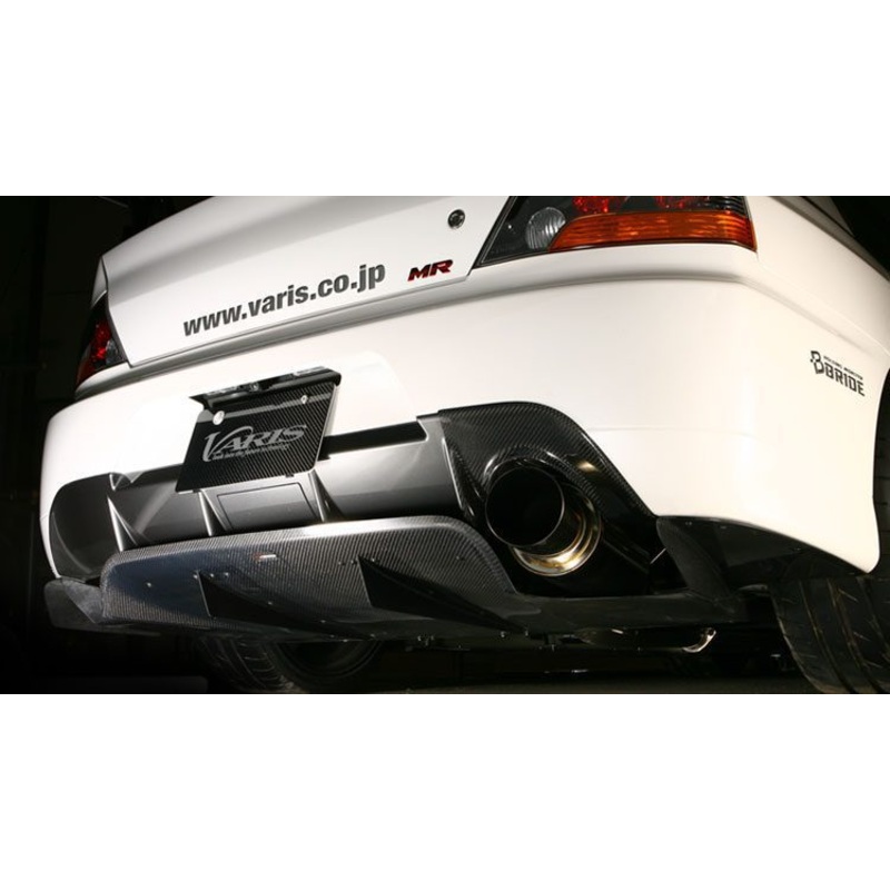 HKS Carbon Ti Bolt-On Cat-Back Single Exit Exhaust System - Mitsubishi Lancer EVO 8 9 (2003-2006)