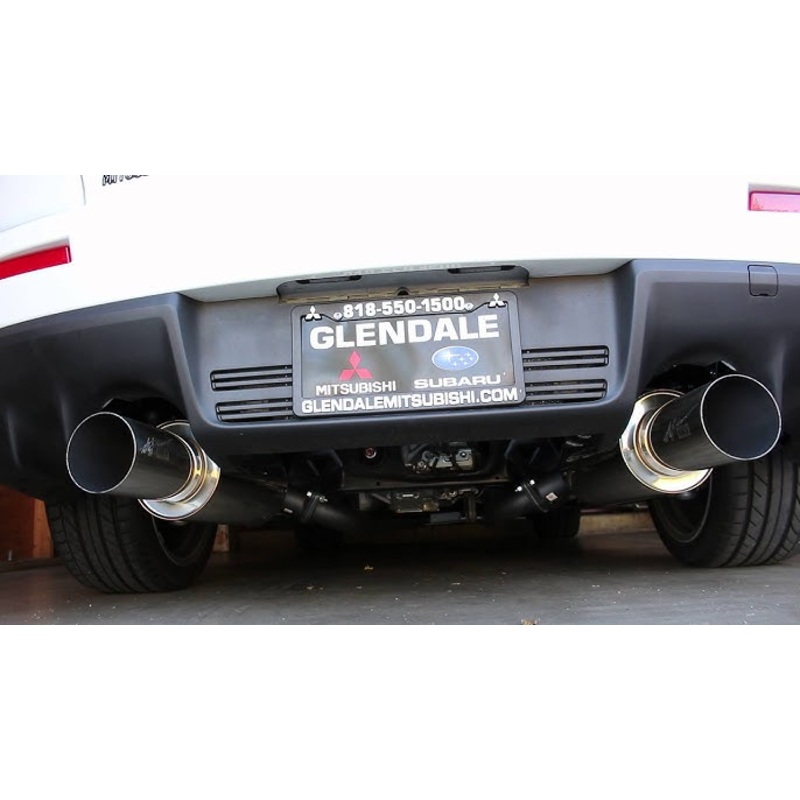 HKS Hi Power Bolt-On Catback Dual Exit Exhaust - Mitsubishi Lancer EVO X (2008-2015)