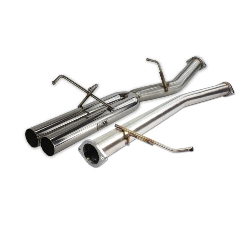 ISR Performance 3" EP (Straight Pipes) Dual Tip Exhaust System - Nissan 180sx 240sx S13 (1989-1994)