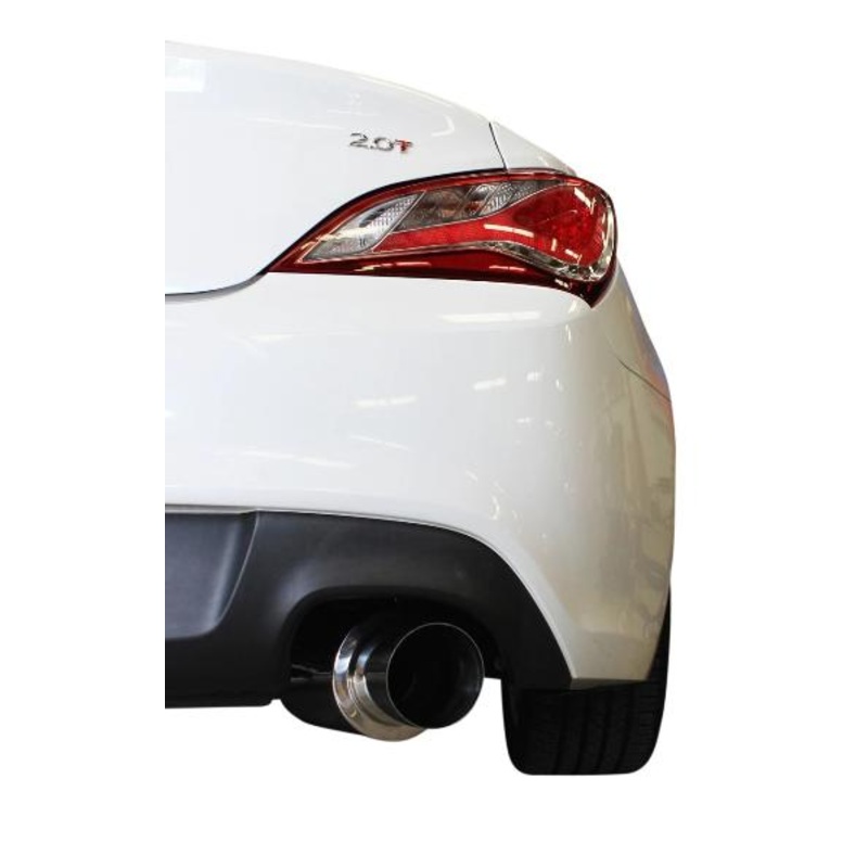 ISR Performance 3" GT Single Exhaust w/ Burnt Tip - Hyundai Genesis Coupe 3.8L V6