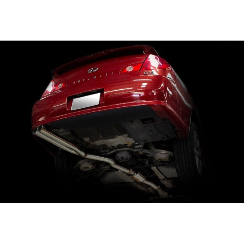 ISR Performance Stainless Steel EP Dual Tip Exhaust System - Infiniti G35 Sedan RWD (2005-2006)