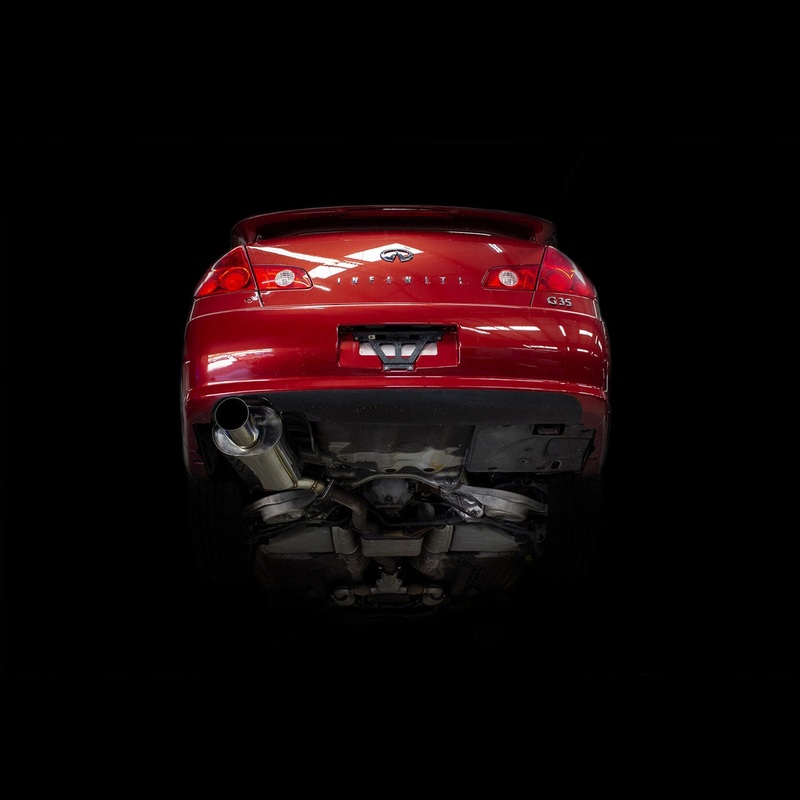 ISR Performance Stainless Steel Single Exit MBSE Axle Back Exhaust Kit - Infiniti G35 Sedan (2005-2006)