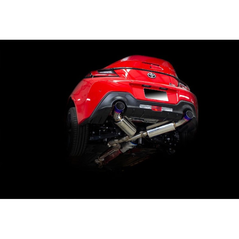 ISR Performance Stainless Steel ST Exhaust w/ Burnt Tips - Toyota GR86 FR-S / Subaru BRZ / Scion FR-S