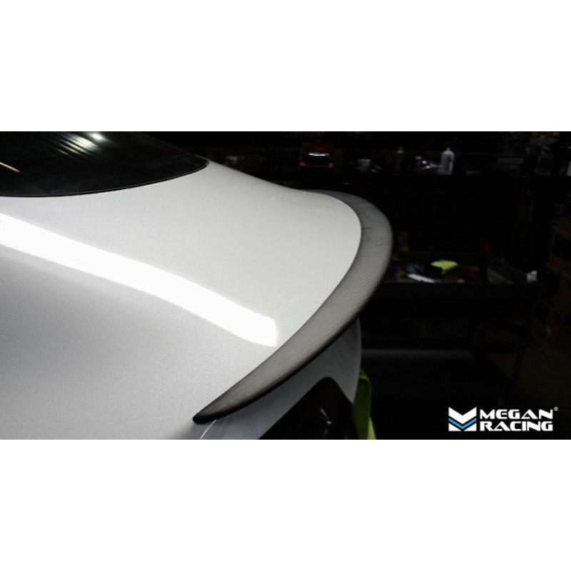 Megan Racing OE Type Rear Trunk Matte Carbon Lip Spoiler - Tesla Model 3 (2017+)