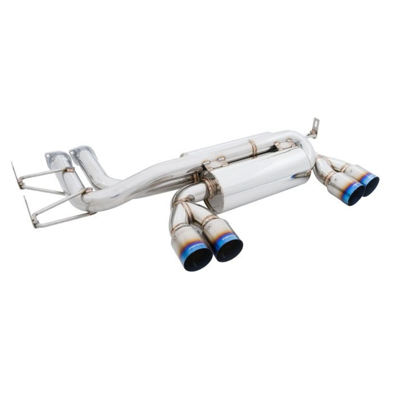 Megan Racing Supremo Axle Back Exhaust - Blue Ti Tips - BMW E46 M3 (2001-2006)