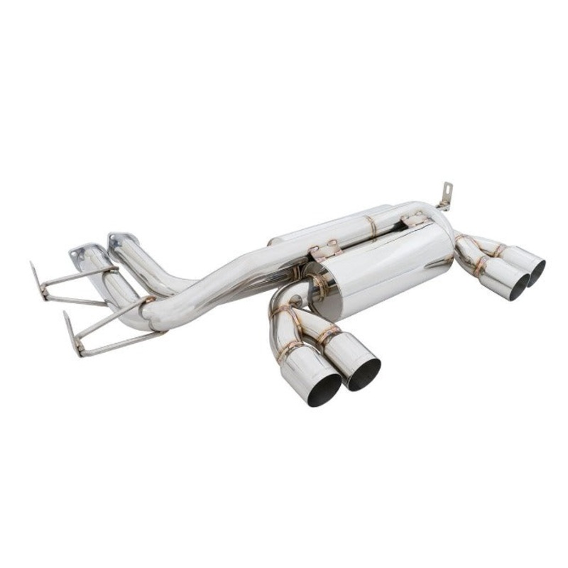 Megan Racing Supremo Axle Back Exhaust - Polished Tips - BMW E46 M3 (2001-2006)