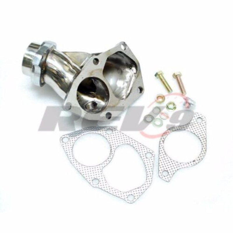 REV9 Stainless Steel Turbo Elbow - Mitsubishi Lancer Evolution (EVO) 7 8 9 4G63 CT9A
