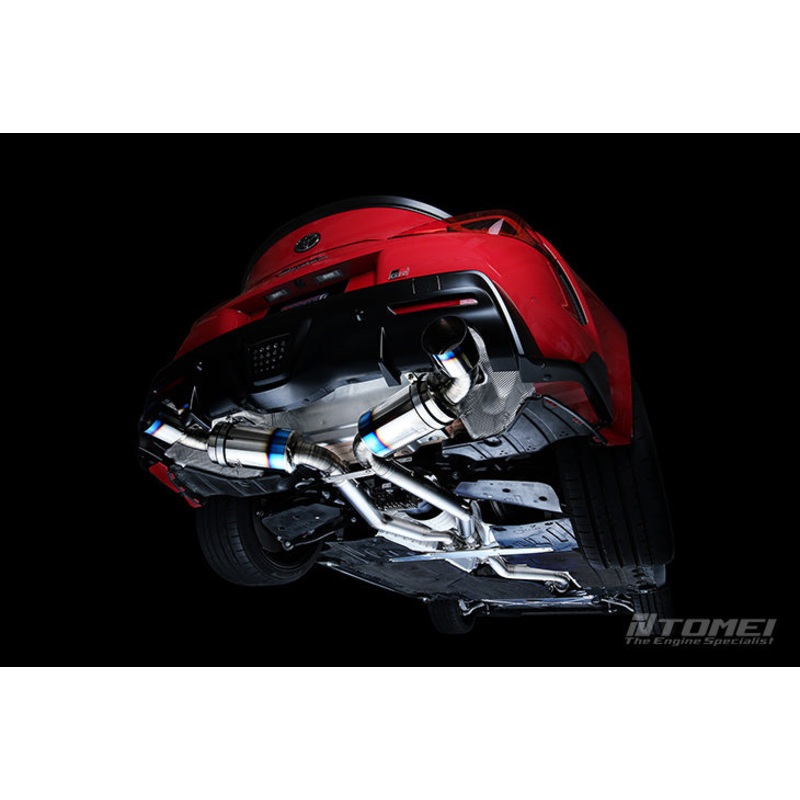 Tomei Expreme Ti Titanium Type D Dual Exhaust System - Toyota GR Supra (2020+)