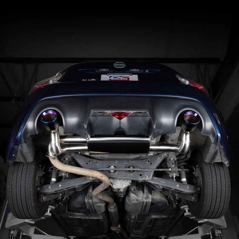 DC SPORTS AXLEBACK EXHAUST w/ Burnt Tips - Scion FR-S / GT86 / BRZ (2013-2021)