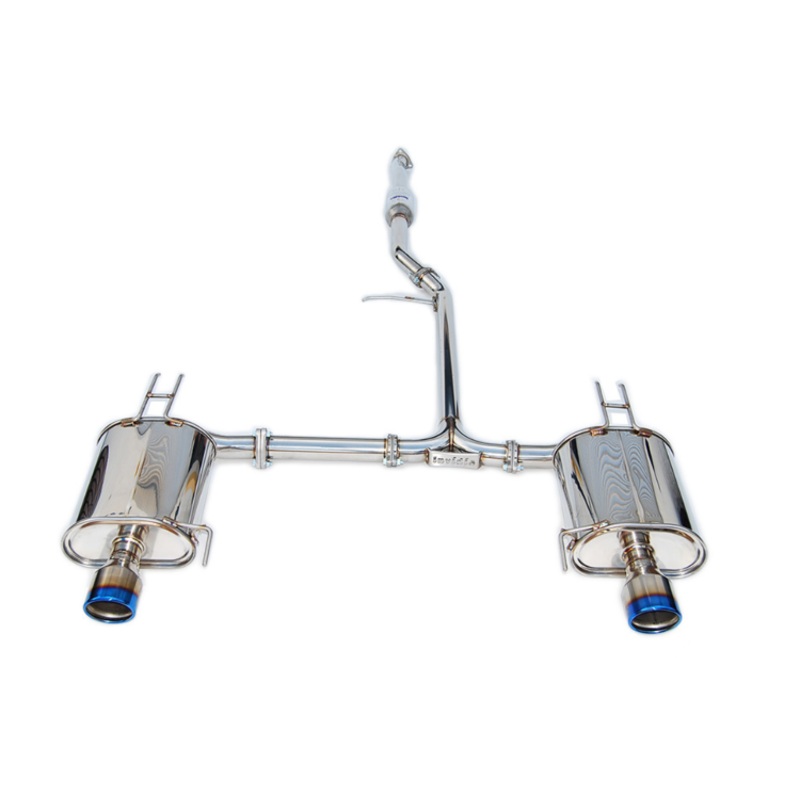 Invidia Q300 Rolled Titanium Tip Cat-Back Exhaust System - Acura TSX (2004-2008)
