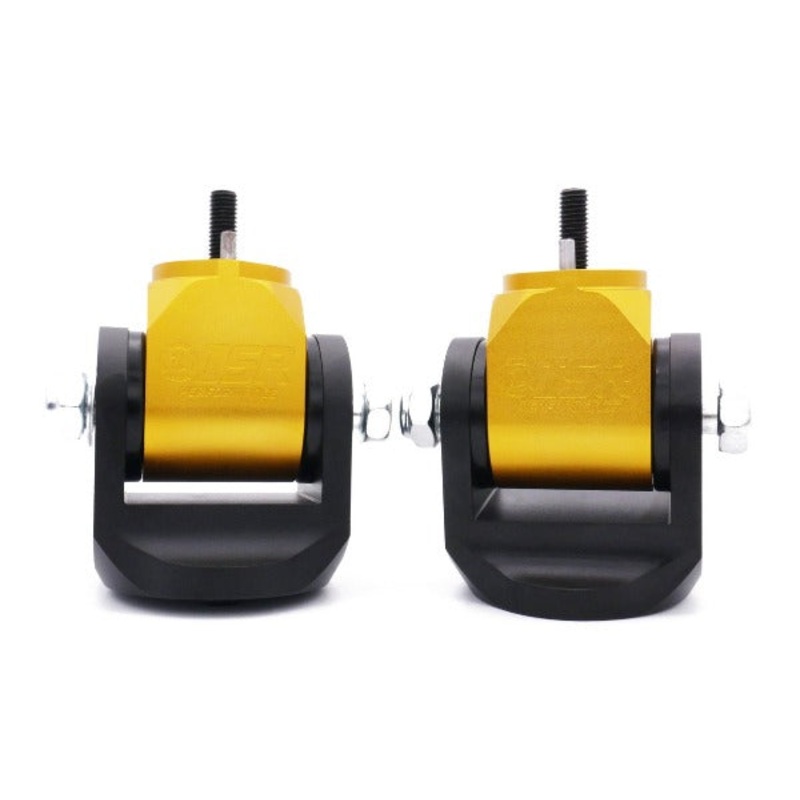 ISR Performance Billet Engine Motor Mounts w/ Polyurethane Inserts - Nissan 350Z & G35 RWD