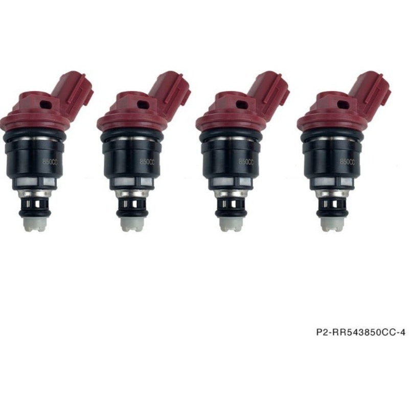 P2M Phase 2 Motortrend 850cc Side Feed Injectors Kit - Nissan 180sx 240sx S13 S14 SR20DET KA24DE