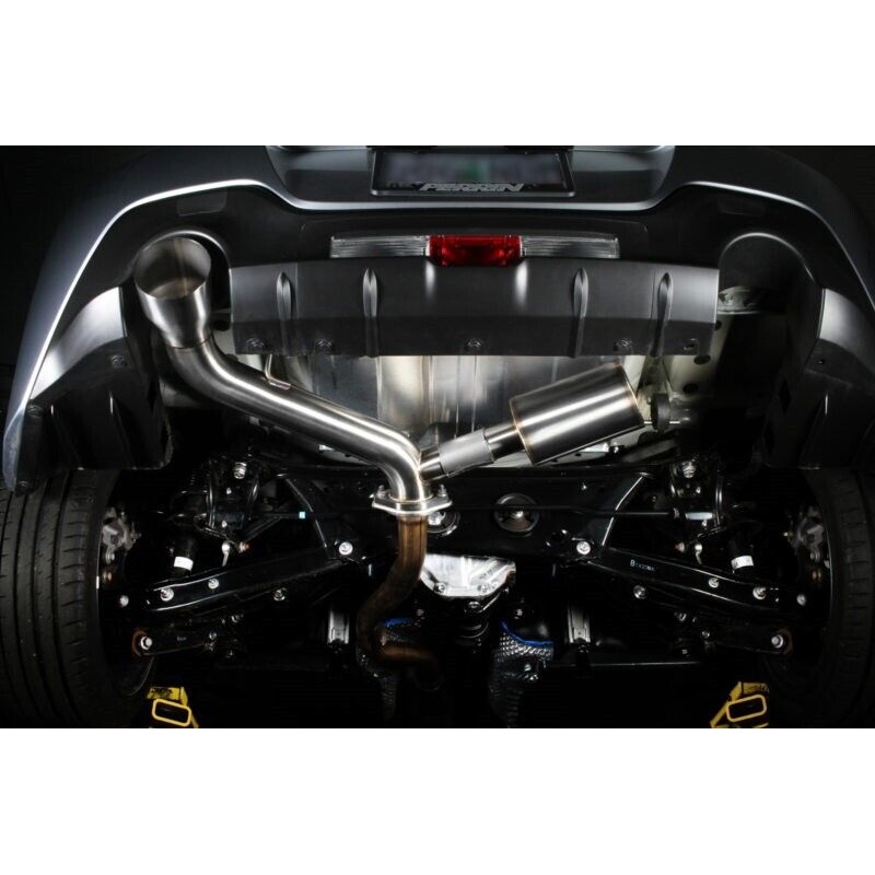Perrin Axle Back Exhaust SS (Single Side Exit w/Helmholtz Chamber) - Toyota GR86 / Subaru BRZ (2022+)