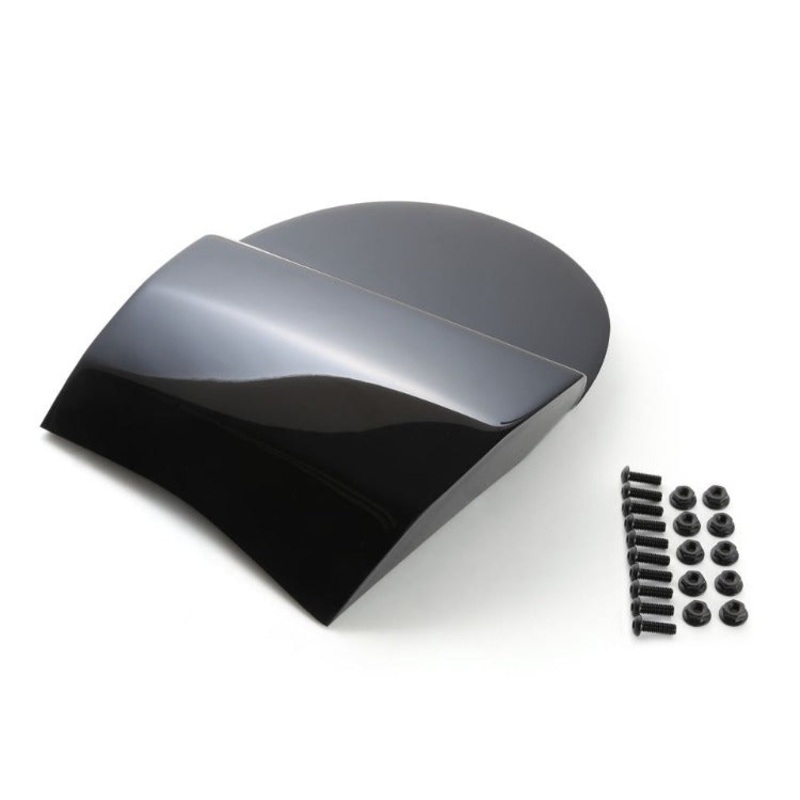 Tomei Black Gel Coated Rear Driver Side Exhaust Bumper Cover - Toyota 86 / Subaru BRZ (2017-2020)