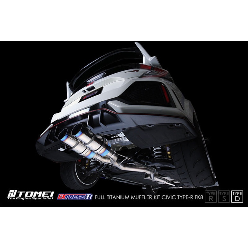 Tomei Expreme Ti Full Titanium Exhaust - Type-D - Honda Civic FK8 Type-R (2017-2021)