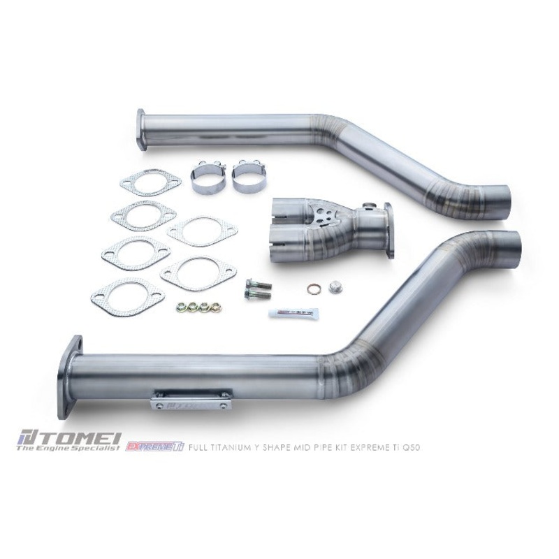 Tomei Full Titanium Expreme Ti Y Pipe - Infiniti Q50 / Q60 w/ VR30DDTT 3.0T