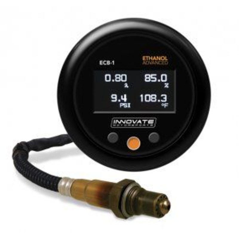 Innovate ECB-1: ETHANOL CONTENT %, BOOST, & WIDEBAND AIR/FUEL RATIO GAUGE, COMPLETE