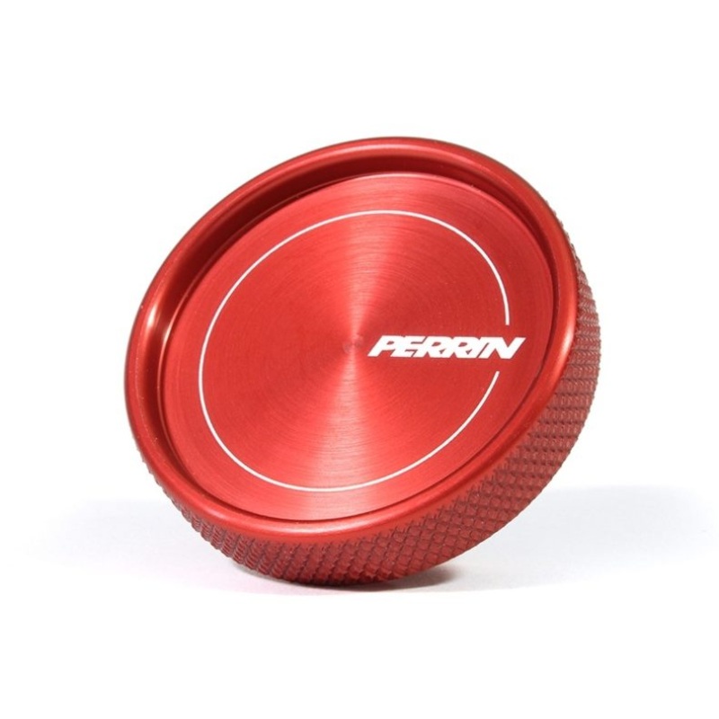 Perrin Billet Aluminum Red Engine Oil Filler Cap - Scion FR-S / Toyota GT86 & GR86 / Subaru BRZ