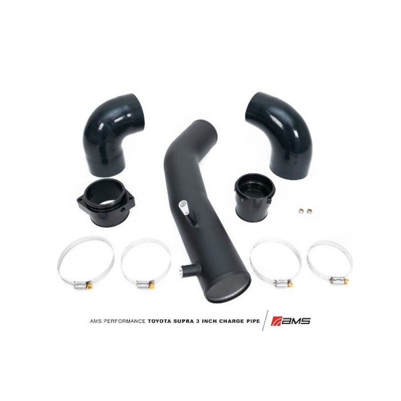 AMS Performance Aluminum 3" Charge Pipe Kit - Toyota A90 GR Supra 3.0T B58 (2020+)