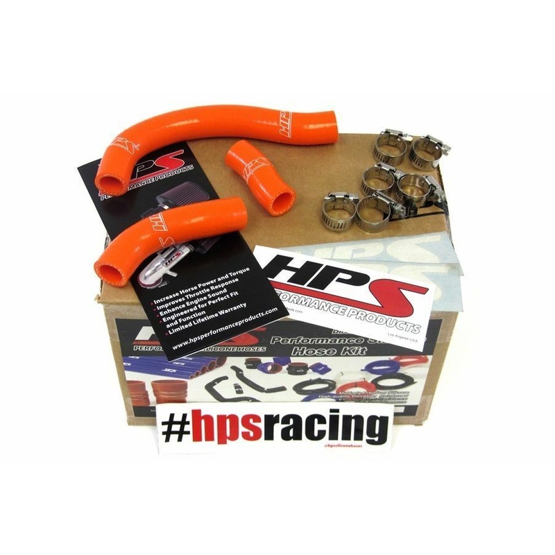 HPS Performance Reinforced Radiator Coolant Silicone Hoses - Orange - KTM 450 505 08-09 SX-F XCF