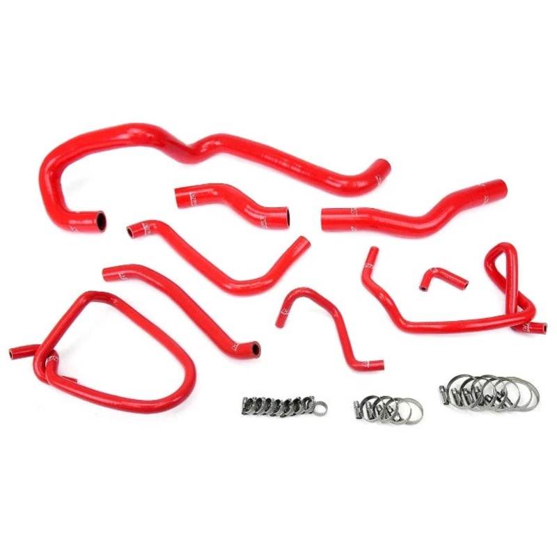 HPS Reinforced Radiator Coolant Silicone Hoses - Red - Mazda Miata MX-5 (2006-2015)