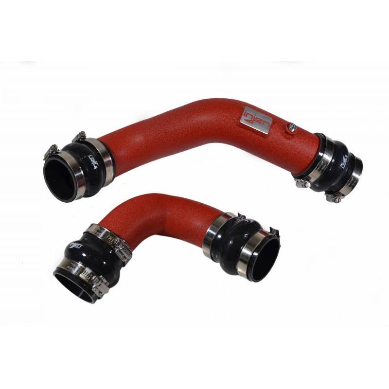 Injen SES Intercooler Pipes Upgrade Kit - Wrinkle Red - Honda Civic Type R FK8 (2017-2021)