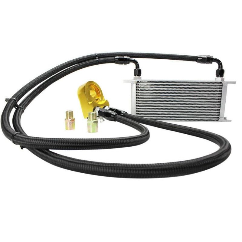 ISR Performance V2 -10AN Oil Cooler Kit - Nissan 240sx S13 S14 SR20DET (1989-1998)