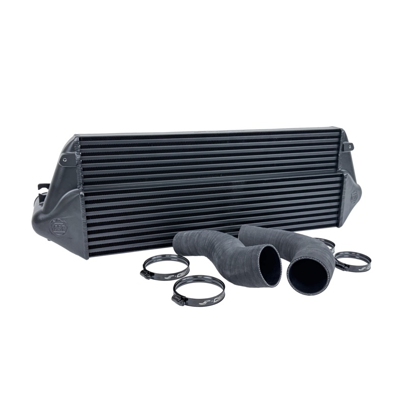 CSF x Jackson Racing Performance Stepped Core Intercooler - Black - Toyota GR Corolla (2023+)