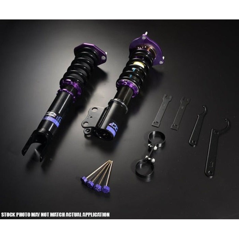 D2 Racing RS Series Coilovers - Acura TL & Type S FWD Models (2004-2008)