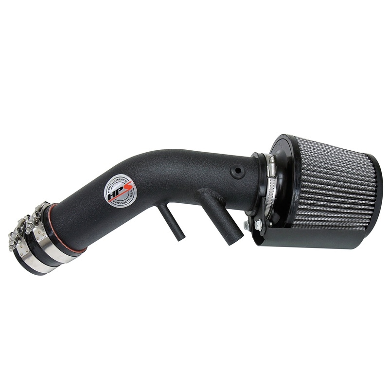 HPS Performance Shortram Air Intake Kit (Black) - Kia Optima LX 1.6L Turbo (2016-2017) Includes Heat Shield