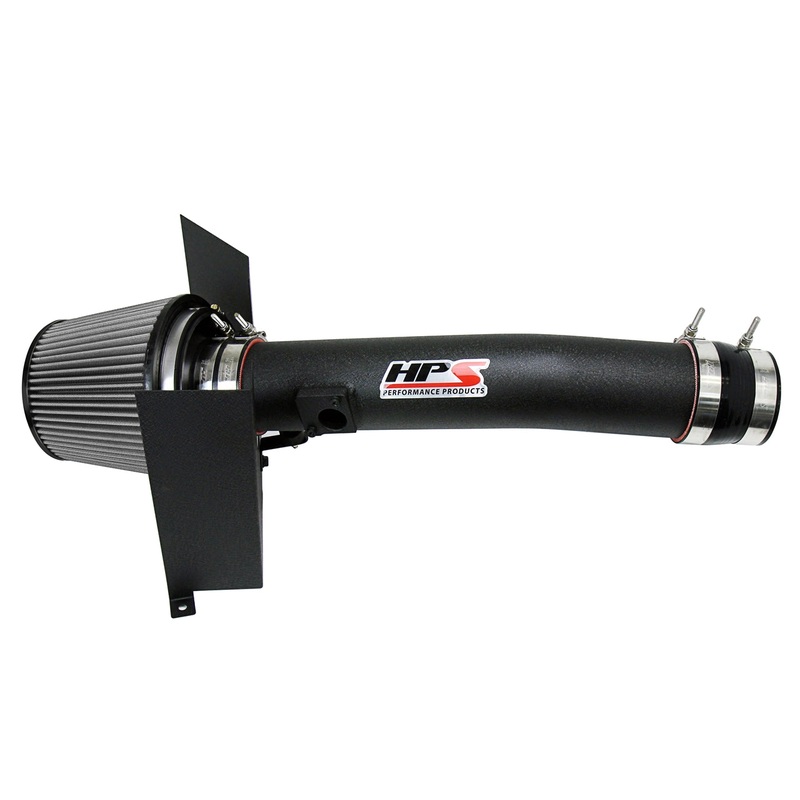 HPS Performance Shortram Air Intake Kit (Black) - Toyota FJ Cruiser 4.0L V6 (2010-2014) Includes Heat Shield