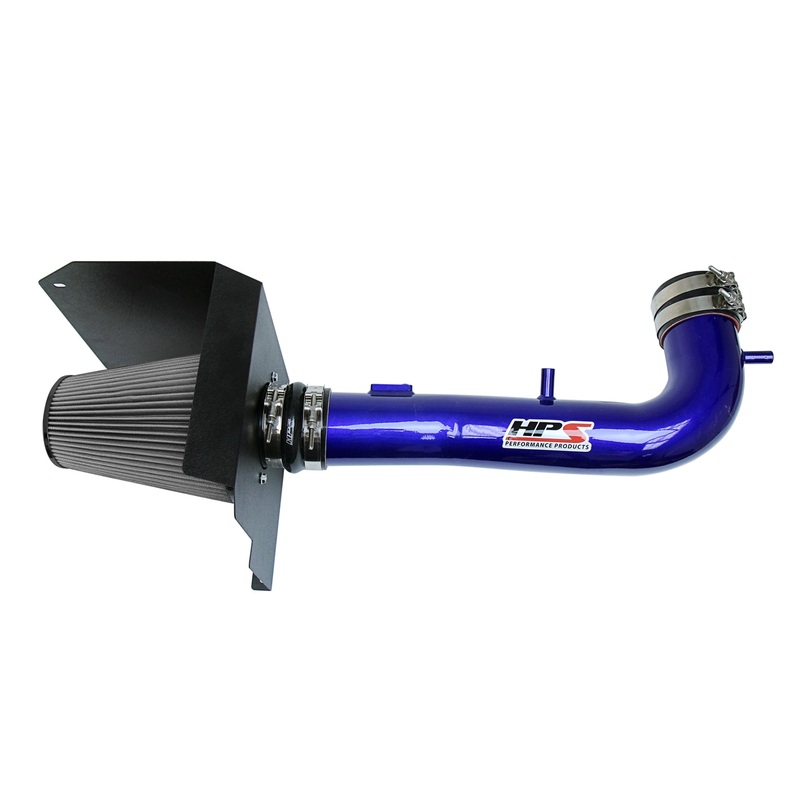 HPS Performance Shortram Air Intake Kit (Blue) - Chevy Tahoe 5.3L V8 (2015-2018) Includes Heat Shield