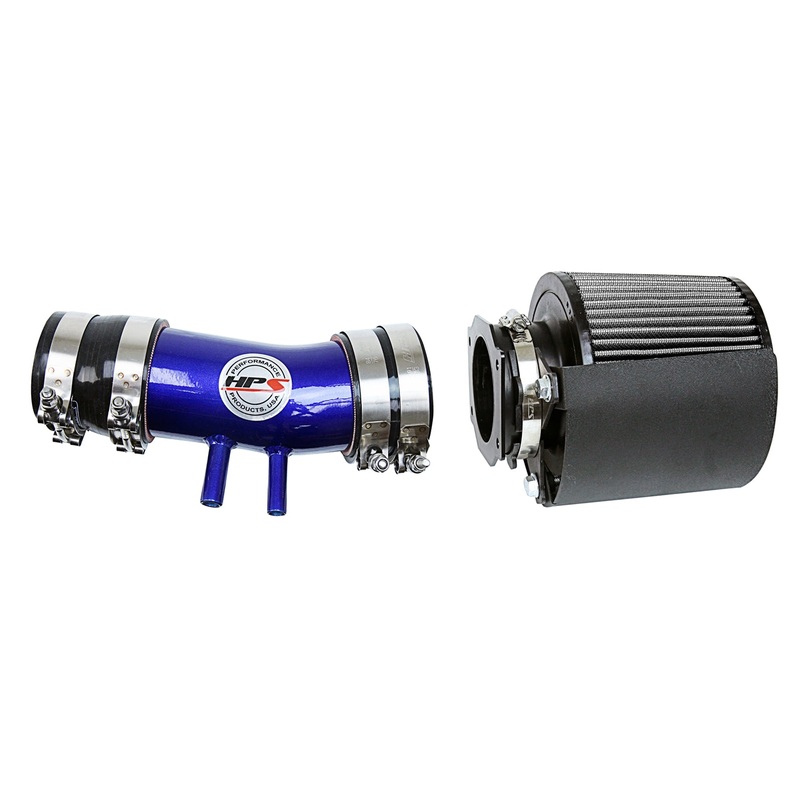 HPS Performance Shortram Air Intake Kit (Blue) - Nissan Frontier 3.3L V6 Non Supercharged (1999-2004) Includes Heat Shield
