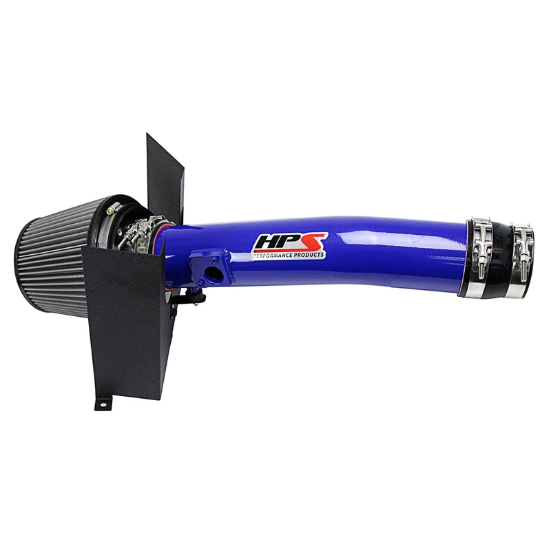 HPS Performance Shortram Air Intake Kit (Blue) - Toyota FJ Cruiser 4.0L V6 (2010-2014) Includes Heat Shield