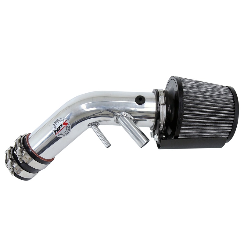 HPS Performance Shortram Air Intake Kit (Polish) - Kia Optima LX 1.6L Turbo (2016-2017) Includes Heat Shield