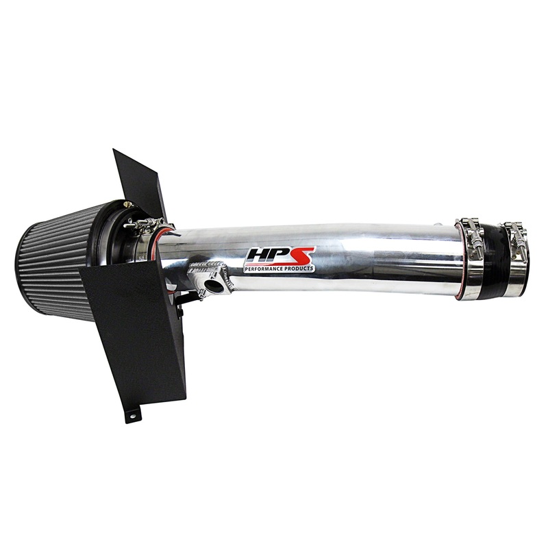 HPS Performance Shortram Air Intake Kit (Polish) - Toyota 4Runner 4.0L V6 (2010-2017) Includes Heat Shield