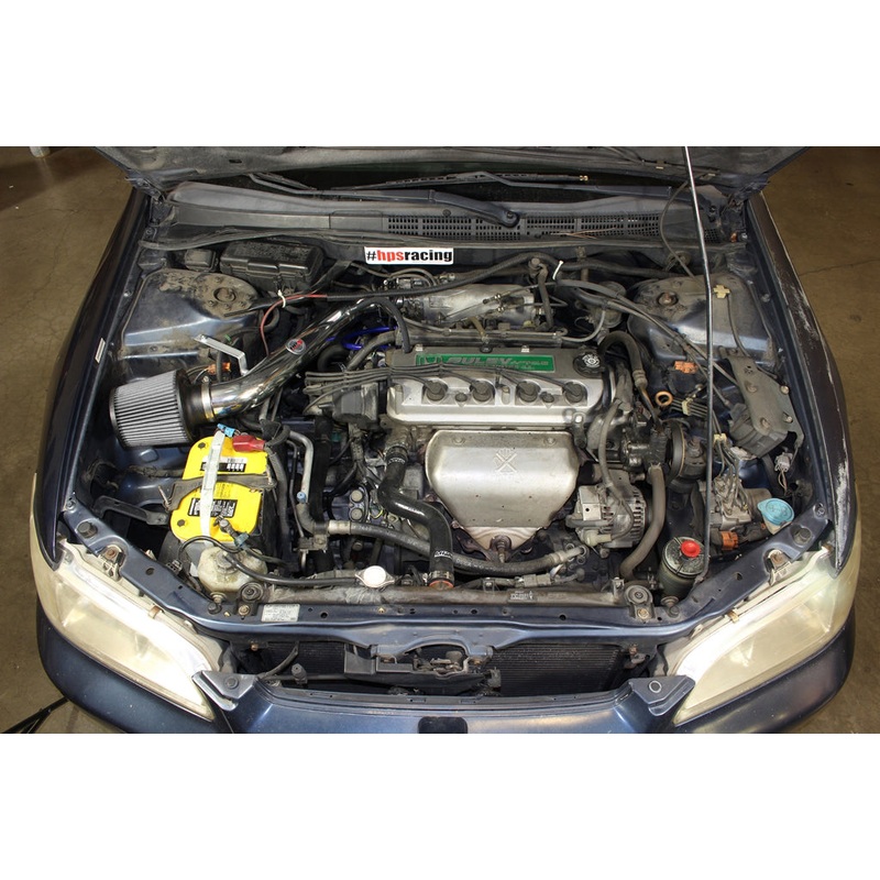 HPS Performance Shortram Air Intake Kit (Red) - Honda Accord 2.3L DX EX LX VP SE (1998-2002)
