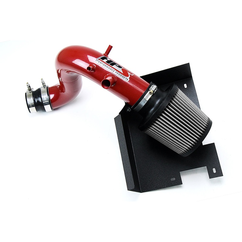 HPS Performance Shortram Air Intake Kit (Red) - Kia Optima 2.0L Turbo (2011-2015) Includes Heat Shield