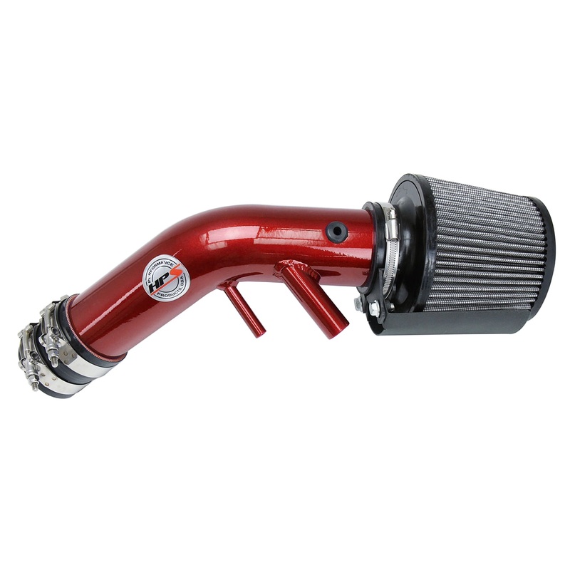 HPS Performance Shortram Air Intake Kit (Red) - Kia Optima LX 1.6L Turbo (2016-2017) Includes Heat Shield