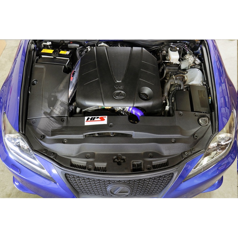 HPS Performance Shortram Air Intake Kit (Red) - Lexus IS250 2.5L V6 (2006-2013) Includes Heat Shield
