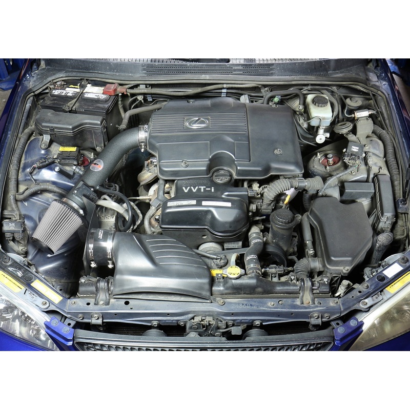 HPS Performance Shortram Air Intake Kit (Red) - Lexus IS300 3.0L (2001-2005) Includes Heat Shield