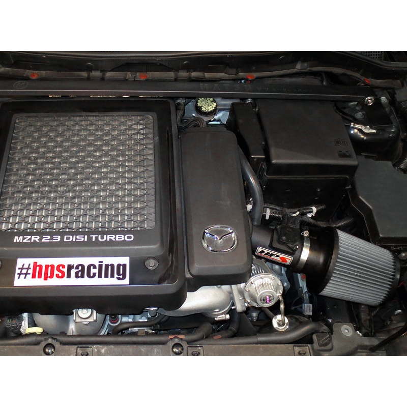 HPS Performance Shortram Air Intake Kit (Red) - Mazda Mazdaspeed 3 2.3L Turbo (2007-2013)